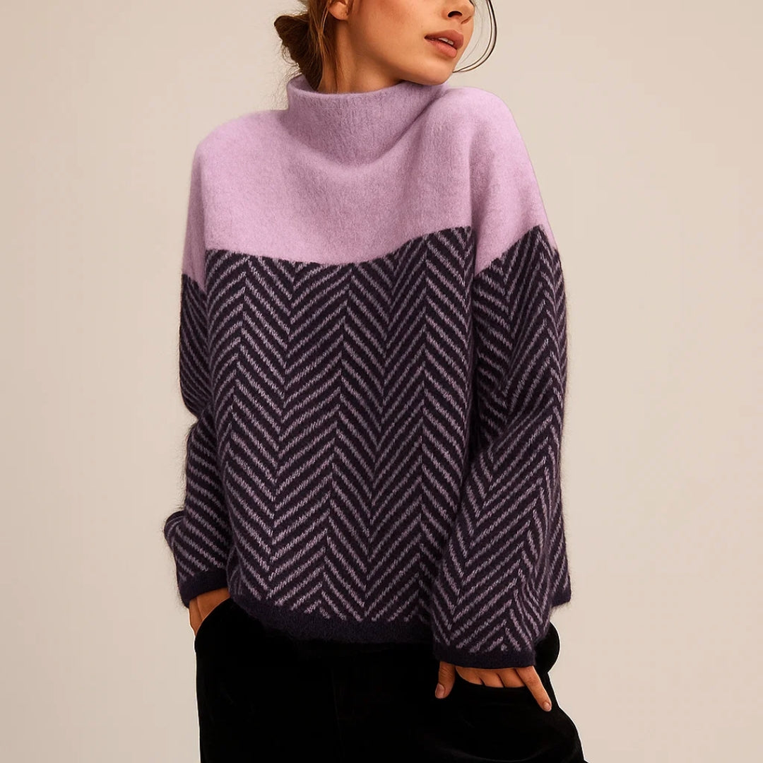 Estefanía | Jersey de cuello alto suave