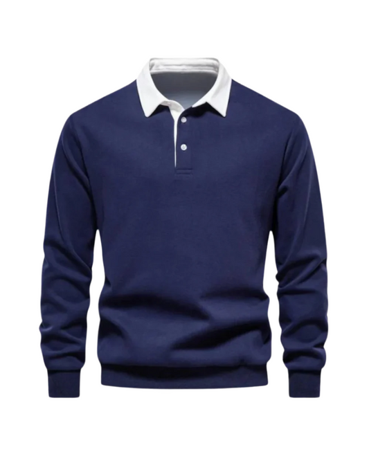 Farouk | Polo con cuello a contraste