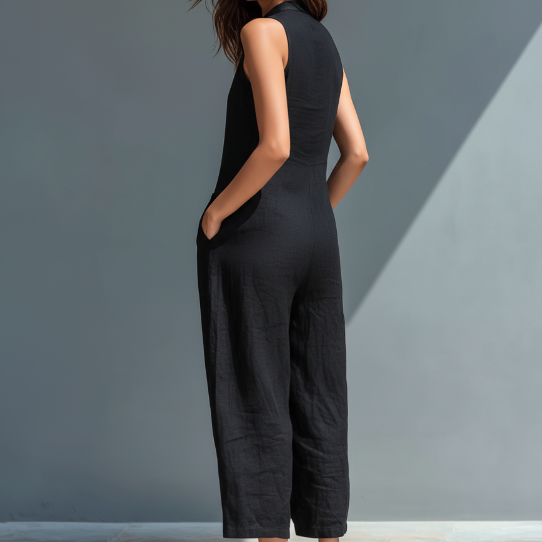 Maite | Elegante mono sin mangas