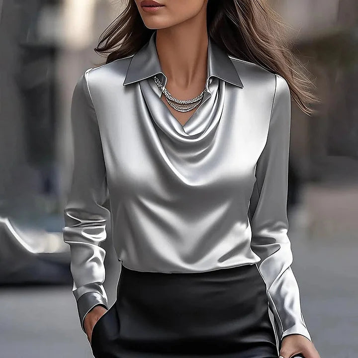 Karin | Elegante blusa con escote en V