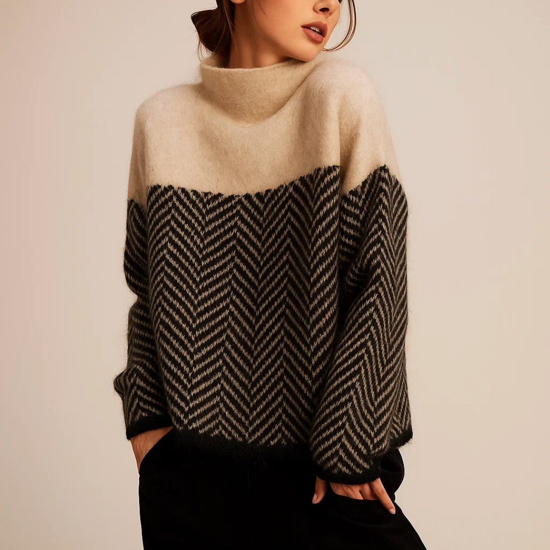 Estefanía | Jersey de cuello alto suave