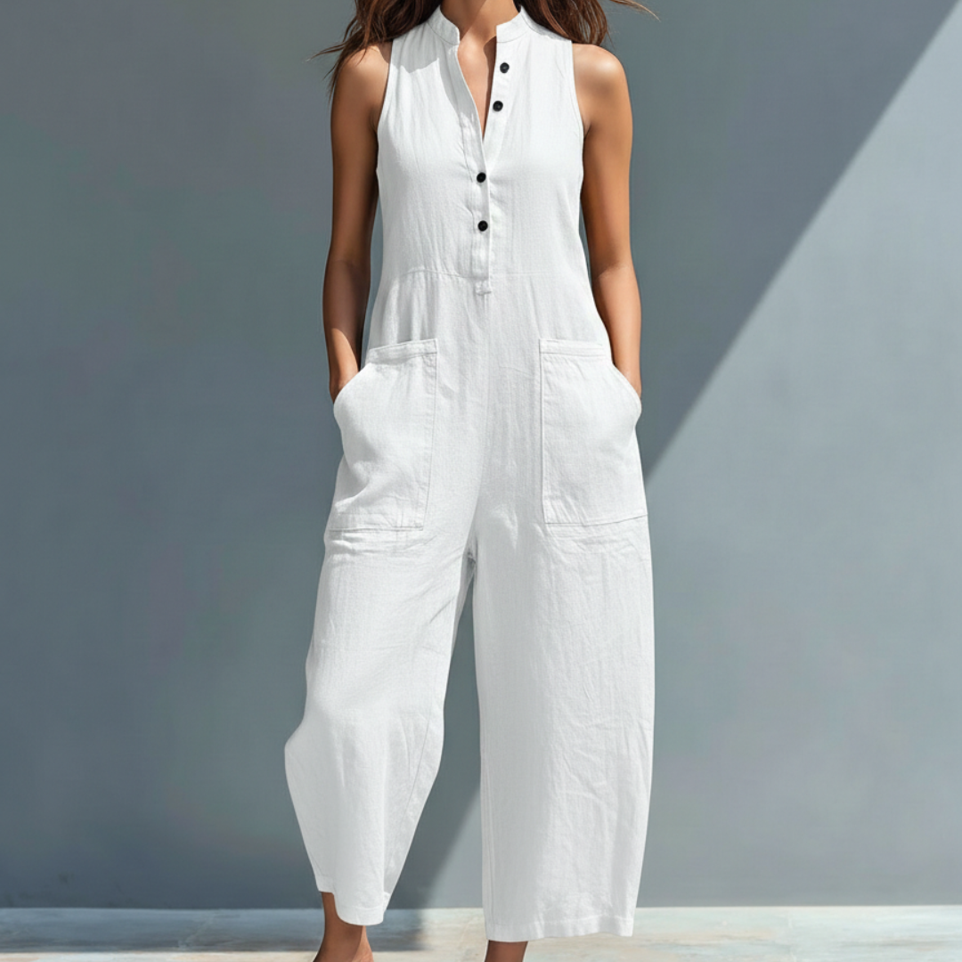 Maite | Elegante mono sin mangas