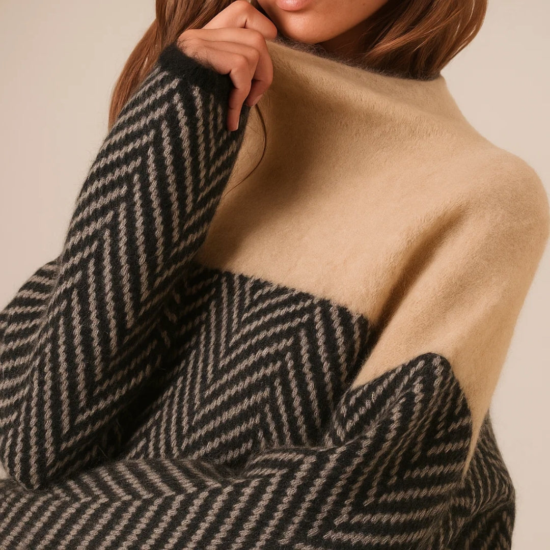 Estefanía | Jersey de cuello alto suave