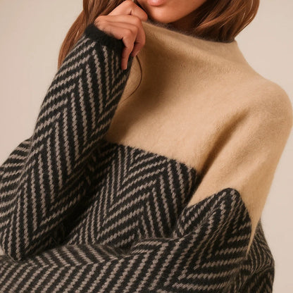 Estefanía | Jersey de cuello alto suave
