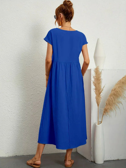 Maria | Elegante vestido con cuello redondo