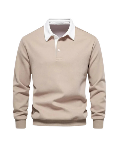 Farouk | Polo con cuello a contraste