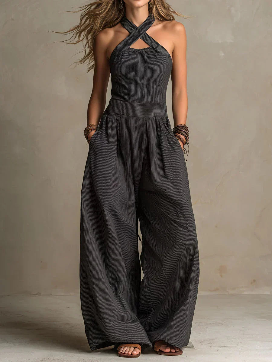 Marta | Mono con un elegante escote cruzado